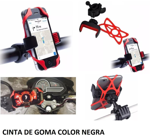 Imagen de SOPORTE DE CELULAR PARA MANILLAR DE BICICLETA O MOTO