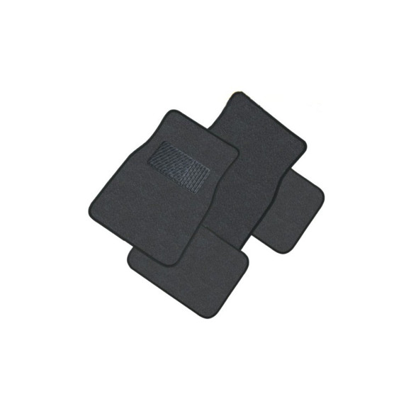 Imagen de JUEGO DE ALFOMBRAS DE MOQUETTE COLOR NEGRO