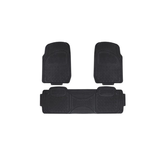 Imagen de JUEGO DE ALFOMBRAS DE GOMA COLOR NEGRO PARA CAMIONETA