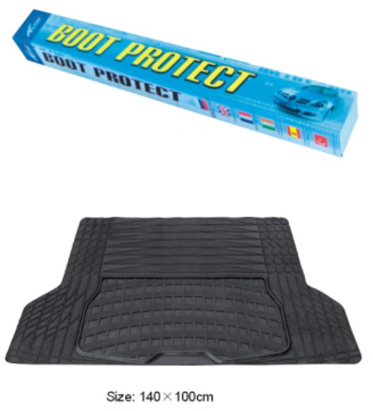 Imagen de ALFOMBRA DE GOMA COLOR NEGRO PARA BAUL DE AUTO