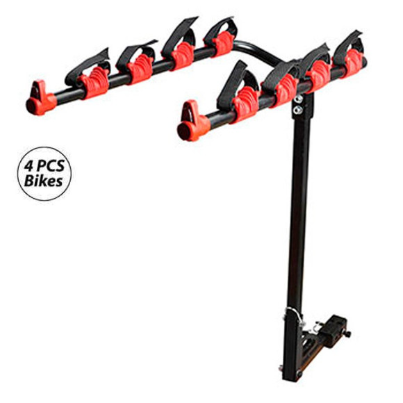 Imagen de PORTA BICICLETA PARA AUTO C/ENGANCHE CENTRAL (4 BICICLETAS)