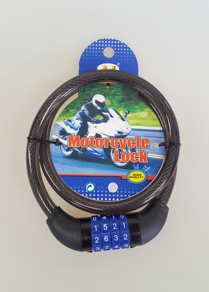 Imagen de CANDADO PARA MOTO Y BICICLETA CON COMBINACION NUMERICA