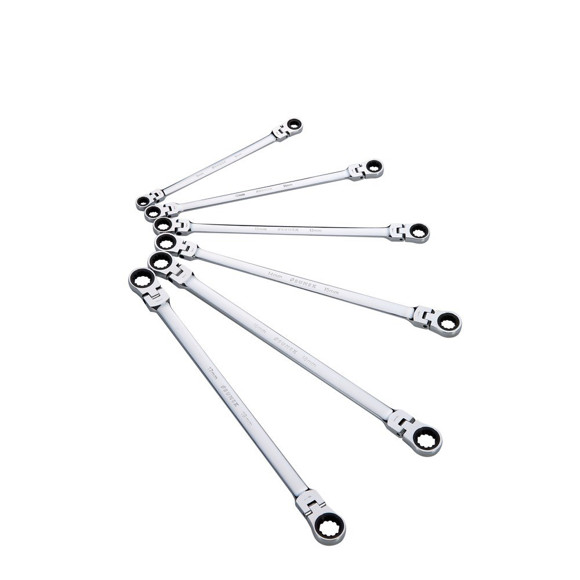 Imagen de JUEGO DE 6 LLAVES LARGAS FLEXIBLES CON ESTRIA UNIVERSAL
