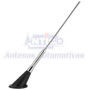 Imagen de ANTENA DE TECHO PARA AUTO DECORATIVA 30CM NEGRA Y PLATEADA