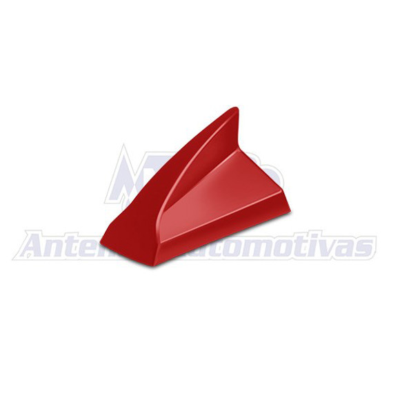Imagen de ANTENA PARA AUTO TIPO TIBURON UNIVERSAL ROJA