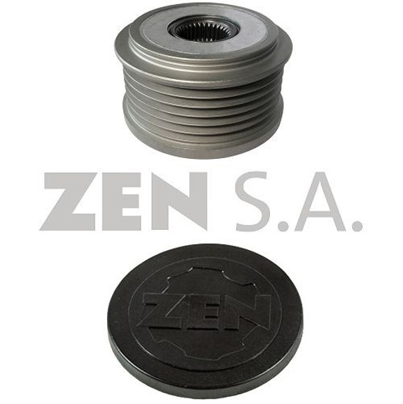 Imagen de POLEA DE ALTERNADOR 6PK CON EMBRAGUE LINEA CHEVROLET