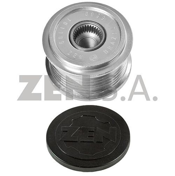 Imagen de POLEA DE ALTERNADOR 7PK CON EMBRAGUE TOYOTA HILUX 2.5/3.0