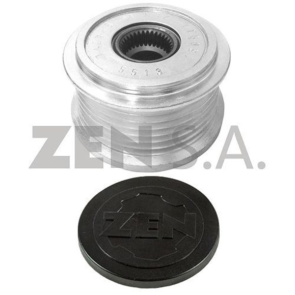 Imagen de POLEA DE ALTERNADOR 7PK CON EMBRAGUE TOYOTA LAND CRUISER 3.0