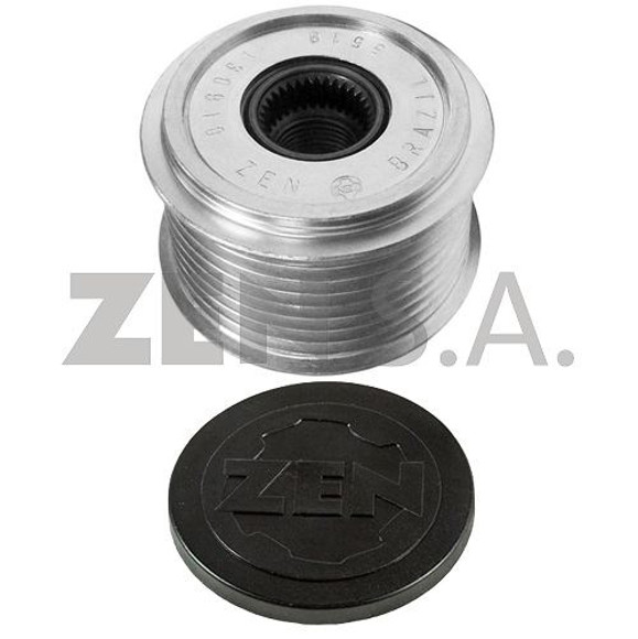 Imagen de POLEA DE ALTERNADOR 8PK CON EMBRAGUE DODGE RAM 2500/3500 5.9