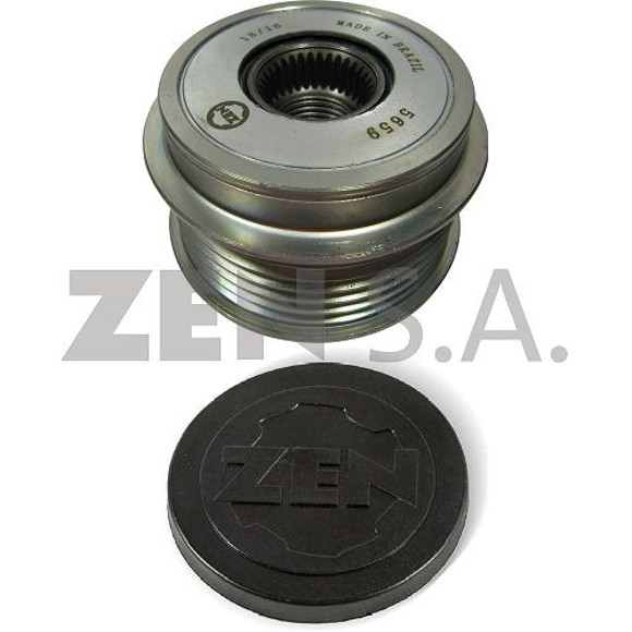 Imagen de POLEA DE ALTERNADOR 6PK CON EMBRAGUE HYUNDAI I10-KIA PICANTO