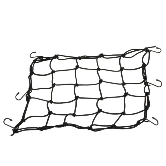 Imagen de RED ELASTICA PULPO CON GANCHOS SUJETA EQUIPAJE/CASCO 40X40CM