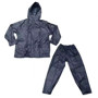 Imagen de EQUIPO DE LLUVIA MOTO COLOR AZUL IMPERMIABLE CON CAPUCHA