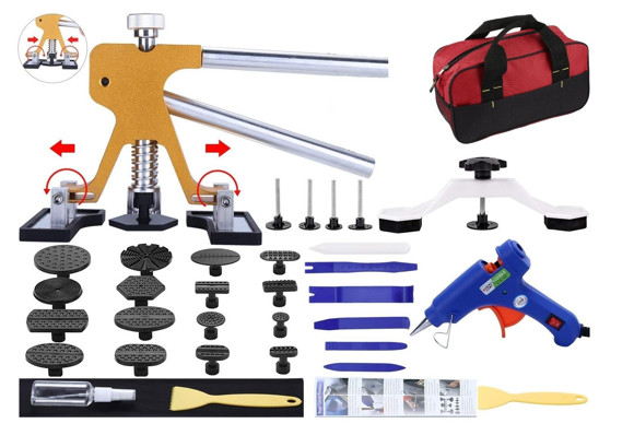 Imagen de KIT SACABOLLOS PROFESIONAL C/VENTOSAS/PISTOLA/PINZA/PUENTE