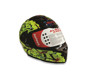 Imagen de CASCO INTEGRAL PARA MOTO MULTI COLOR FLUORESENTE