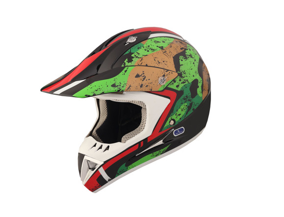 Imagen de CASCO PARA MOTO CROSS INTEGRAL MULTI COLOR RACING