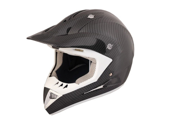 Imagen de CASCO PARA MOTO CROSS INTEGRAL SIMIL CARBONO