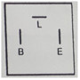 Imagen de FLASHER ELECTRONICO 12V 3 TERMINALES CON SOPORTE
