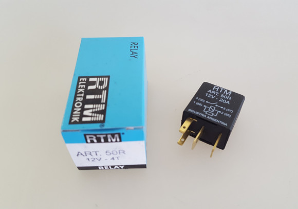 Imagen de MICRORELAY/RELE UNIVERSAL 12V 4 TERMINALES