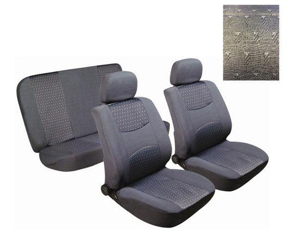 Imagen de JUEGO DE FUNDAS CUBRE ASIENTO COLOR GRIS