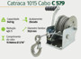 Imagen de MALACATE NAUTICO - CAPACIDAD: 540 KG - LARGO CABLE: 15 MTS