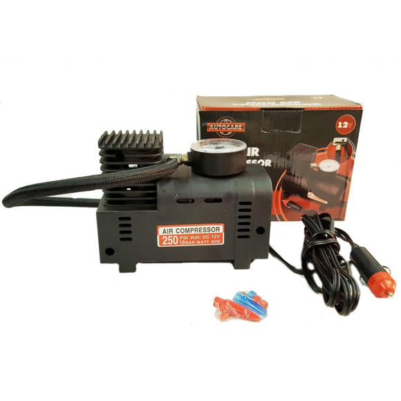 Imagen de MINICOMPRESOR INFLADOR CON CONEXION PARA ENCENDEDOR 12V