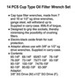Imagen de KIT MALETA COPAS PARA SACAR FILTROS DE ACEITE (14 UNIDADES)
