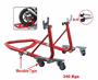 Imagen de SOPORTE PARA MOTO RUEDA TRASERA CON DOBLE ENGANCHE