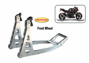 Imagen de SOPORTE PARA MOTO DE ALUMINIO PARA RUEDA DELANTERA 450KG