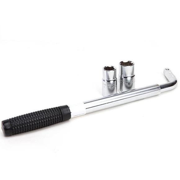 Imagen de LLAVE EN L CON MANGO DE GOMA EXTENSIBLE