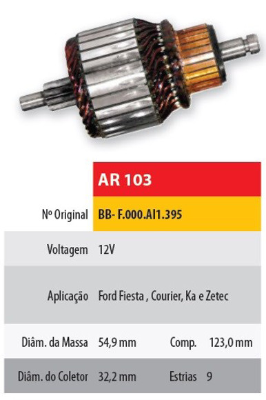 Imagen de INDUCIDO 12V TOYOTA COROLLA 1.6I 16V-FORD FIESTA/KA ZETEC