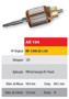 Imagen de INDUCIDO 12V VOLKSWAGEN GOL/PARATI GEN III(204,1X58,9X10X35)