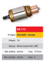Imagen de INDUCIDO 12V ARRANQUE DELCO REMY 28MT (177X60X8X36)