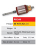 Imagen de INDUCIDO 12V ARRANQUE CHEVROLET CORSA (212,1X58,9X10X35)