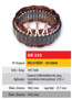 Imagen de ESTATOR 12V 130AMP DELCO REMY 21SI/22SI (108,3X144,3X27,7)