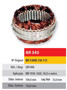 Imagen de ESTATOR 24V 80AMP MERCEDES BENZ CAMION NCB1 (104X136X33)