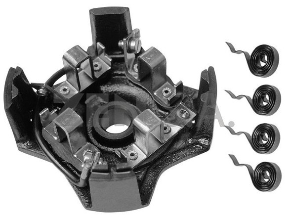 Imagen de TAPA TRASERA CON PORTA CARBON DE ARRANQUE BOSCH JD/CASE