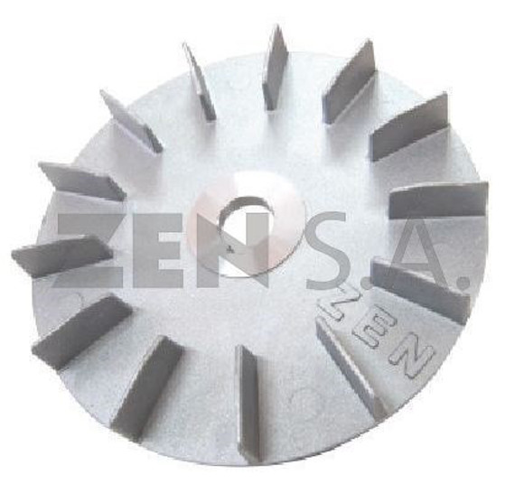 Imagen de VENTILADOR DE ALTERNADOR DE ALUMINIO CON EJE DE 17MM