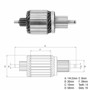 Imagen de INDUCIDO 12V BOSCH FORD F250/350  (144,5X58X14X30)