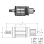 Imagen de INDUCIDO 12V TOYOTA 1.8 DIESEL (128,5X49,3X30,1)