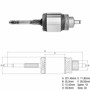 Imagen de INDUCIDO 12V VW GOL/PARATI/SAVEIRO 1.6  (221,3X60X10X35,4)