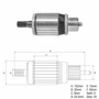 Imagen de INDUCIDO 12V MITSUBISHI L200 (152X53,6X9X32)