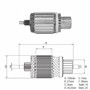 Imagen de INDUCIDO 12V CHEVROLET ASTRA/CORSA/VECTRA (109,5X45,5X10X27)