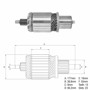 Imagen de INDUCIDO 24V VOLVO FH 420/520-SCANIA 124 S4  (177X60X13X39)