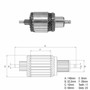 Imagen de INDUCIDO 12V NISSAN FRONTIER 2.8/M-B SPRINTER (149X59X11X23)