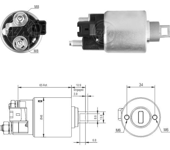 Imagen de AUTOMATICO ARRANQUE TOYOTA COROLLA C/DENSO