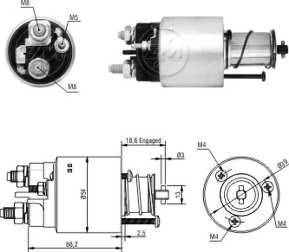 Imagen de AUTOMATICO ARRANQUE CITROEN C1/C2/C3/BERLINGO/XANTIA C/VALEO