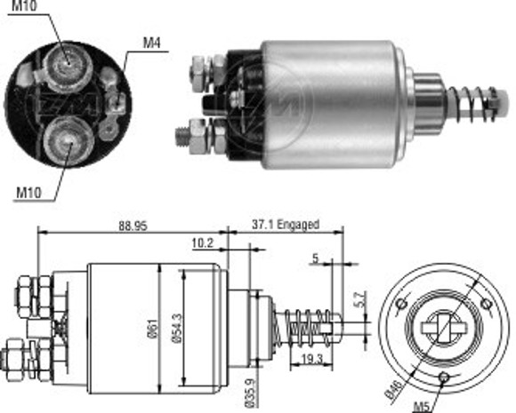 Imagen de AUTOMATICO ARRANQUE RENAULT MIDLUM/MIDLINER 135/150 C/BOSCH