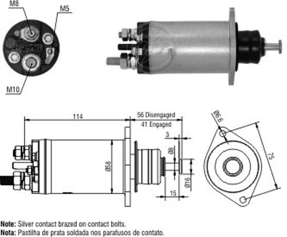 Imagen de AUTOMATICO ARRANQUE MERCEDES BENZ 715/915/ACCELO C/DELCO 24V