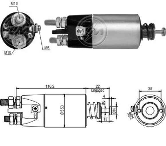 Imagen de AUTOMATICO ARRANQUE VOLKSWAGEN 13.180/15.180/17210 VOLVO 24V