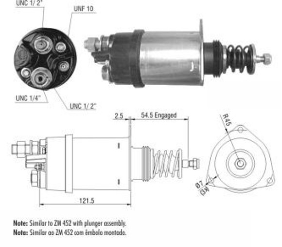 Imagen de AUTOMATICO ARRANQUE 12V CON EMBOLO C/DELCO REMY